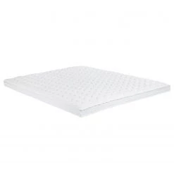 Lit boxspring Kinx - Tissu KINX : Blanc - 160 x 200cm - D3 medium - 130 cm -Lits & literie Soldes 1000315069 211223 18141900335 DETAILS P000000001000315069