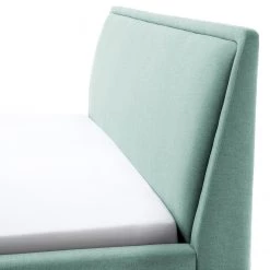 Meise.möbel Lit capitonné Frieda - Tissu Stenja: Océan - 140 x 200cm - Marron - Sans espace de rangement -Lits & literie Soldes 1000316969 220823 070 DETAILS P000000001000316969