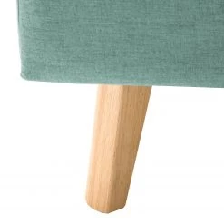 Meise.möbel Lit capitonné Frieda - Tissu Stenja: Océan - 140 x 200cm - Marron - Sans espace de rangement -Lits & literie Soldes 1000316969 220823 072 DETAILS P000000001000316969