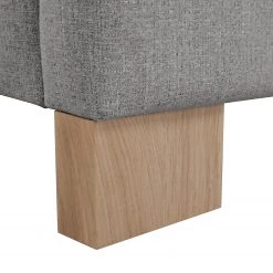 Mørteens Lit capitonné Atessio - Tissu structuré Mali: Gris - 140 x 200cm - Sans espace de rangement -Lits & literie Soldes 1000325181 220217 100 DETAILS P000000001000325181