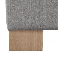 Mørteens Lit capitonné Atessio - Tissu structuré Mali: Gris - 140 x 200cm - Sans espace de rangement -Lits & literie Soldes 1000325181 220217 110 DETAILS P000000001000325181