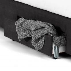 Loftscape Lit boxspring Runner I - Avec éclairage - Microfibre Senga: Noir -Lits & literie Soldes 1000328990 220203 15533900040 DETAILS P000000001000328990