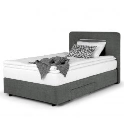 Loftscape Lit boxspring Runner II - Avec éclairage - Tissu Kora: Gris
