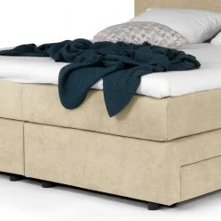 Loftscape Lit boxspring Speedy III - Avec éclairage - Microfibre Senga: Beige - D4 ferme -Lits & literie Soldes 1000329067 220203 1639180050 DETAILS P000000001000329067