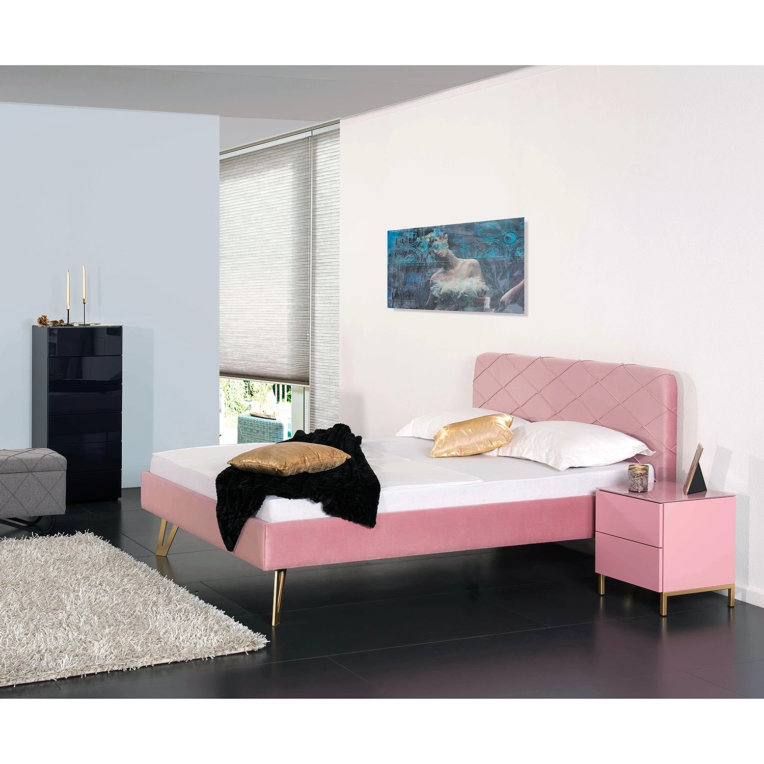 Neue Modular Lit capitonné Jesolo - 120 x 200cm 2 Neue Modular Lit capitonné Jesolo - 120 x 200cm – Image 2