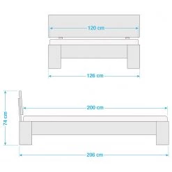 Neue Modular Lit Perleto - 120 x 200cm 13 Neue Modular Lit Perleto - 120 x 200cm -Lits & literie Soldes 1000330235 220211 500 SKETCH DETAILS P000000001000330235 sketch