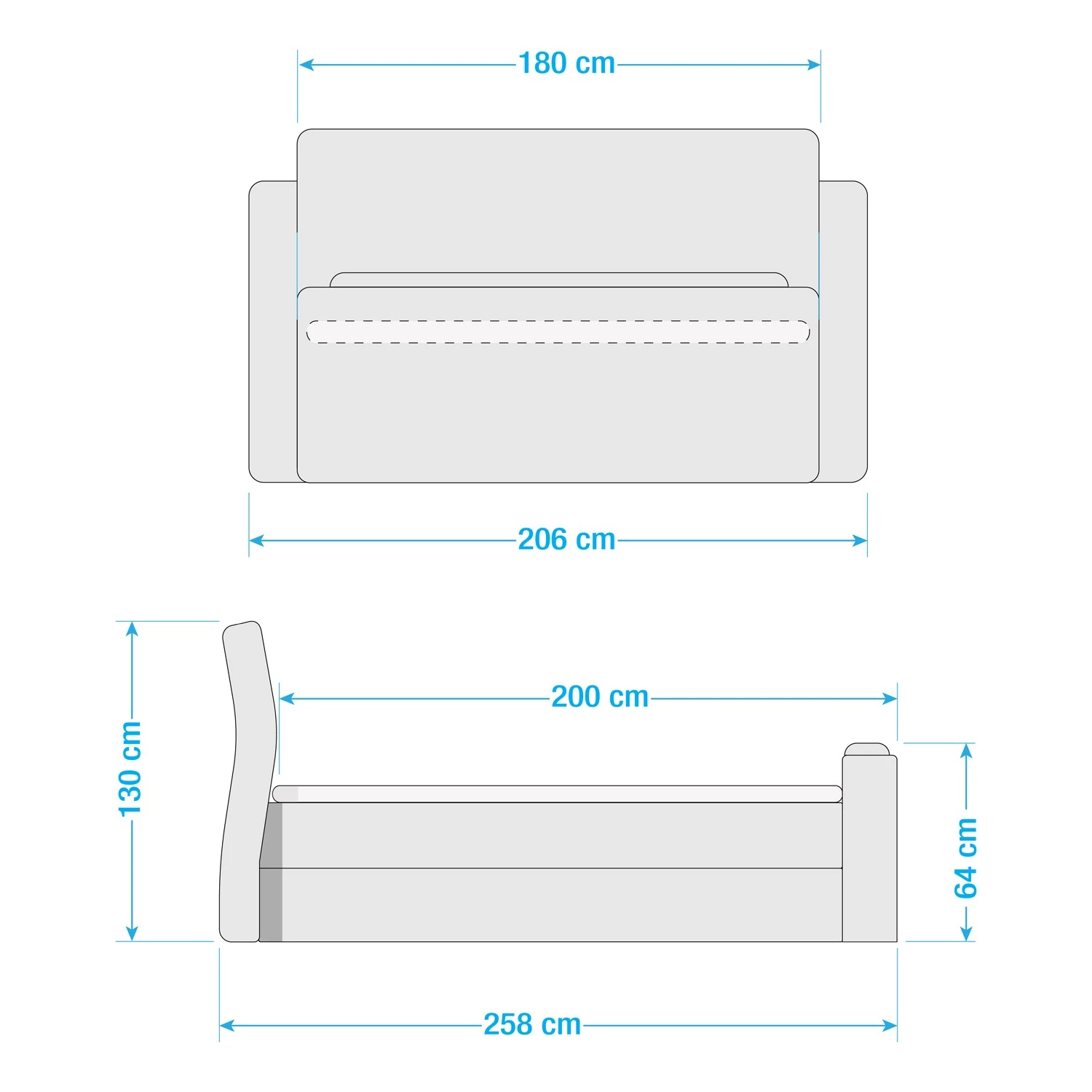 Loftscape Lit boxspring Cinema - D3 medium 9 Loftscape Lit boxspring Cinema - D3 medium – Image 9