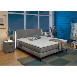 Loftscape Lit boxspring Nirvana - Gris - Matelas double D3/D4 -Lits & literie Soldes 1000340276 220321 021 MOOD DETAILS P000000001000340276 mood