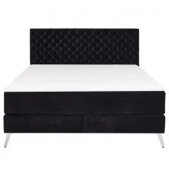 Meise.möbel Lit boxspring La Maison - Noir - 200 x 200cm - D3 medium -Lits & literie Soldes 1000342765 220420 030 DETAILS P000000001000342765