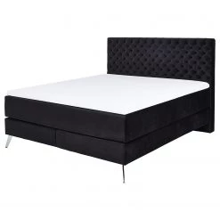 Meise.möbel Lit boxspring La Maison - Noir - 200 x 200cm - D3 medium -Lits & literie Soldes 1000342765 220420 040 DETAILS P000000001000342765