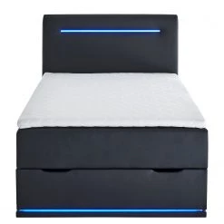 Meise.möbel Lit boxspring Sunshine - Noir - 140 x 200cm -Lits & literie Soldes 1000343744 220420 050 DETAILS P000000001000343744