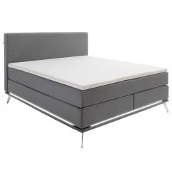 Meise.möbel Lit boxspring Milano - Gris clair - 160 x 200cm - D2 souple 7 Meise.möbel Lit boxspring Milano - Gris clair - 160 x 200cm - D2 souple -Lits & literie Soldes 1000347301 220427 030 DETAILS P000000001000347301