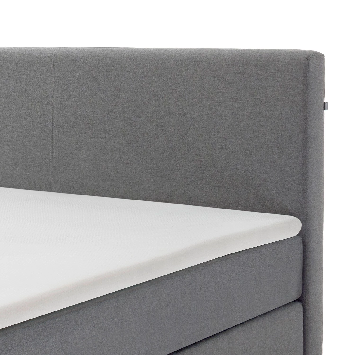 Meise.möbel Lit boxspring Milano - Gris clair - 160 x 200cm - D2 souple 4 Meise.möbel Lit boxspring Milano - Gris clair - 160 x 200cm - D2 souple – Image 4