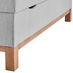 Meise.möbel Lit boxspring Catania - Tissu Meara: Gris clair - 120 x 200cm -Lits & literie Soldes 1000347465 220505 035 DETAILS P000000001000347465