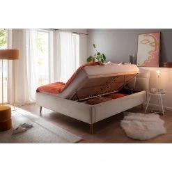 Meise.möbel Lit capitonné Mila II - Beige - 160 x 200cm -Lits & literie Soldes 1000350949 220622 021 MOOD DETAILS P000000001000350949 mood