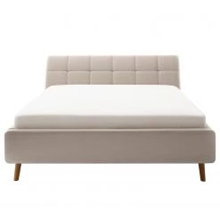 Meise.möbel Lit capitonné Mila II - Beige - 160 x 200cm -Lits & literie Soldes 1000350949 220622 030 DETAILS P000000001000350949