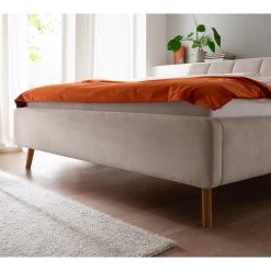 Meise.möbel Lit capitonné Mila II - Beige - 160 x 200cm -Lits & literie Soldes 1000350949 220622 041 DETAILS P000000001000350949