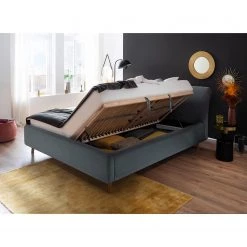 Meise.möbel Lit capitonné Mila I - Gris - 160 x 200cm -Lits & literie Soldes 1000350950 220622 021 MOOD DETAILS P000000001000350950 mood