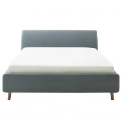 Meise.möbel Lit capitonné Mila I - Gris - 160 x 200cm -Lits & literie Soldes 1000350950 220622 030 DETAILS P000000001000350950