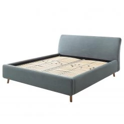 Meise.möbel Lit capitonné Mila I - Gris - 160 x 200cm -Lits & literie Soldes 1000350950 220622 032 DETAILS P000000001000350950