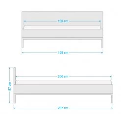 Neue Modular Lit Seveso - 160 x 200cm 5 Neue Modular Lit Seveso - 160 x 200cm -Lits & literie Soldes 1000356566 220824 500 SKETCH DETAILS P000000001000356566 sketch