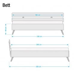 Mørteens Lit Finsby - 180 x 200cm -Lits & literie Soldes bett finsby buche massiv 180 x 200cm 4797612