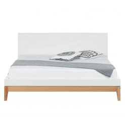 Mørteens Lit Lindholm II - Blanc mat - 180 x 200cm -Lits & literie Soldes bett lindholm i mattweiss 160 x 200cm 3777404