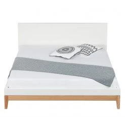 Mørteens Lit Lindholm II - Blanc mat - 180 x 200cm -Lits & literie Soldes bett lindholm i mattweiss 160 x 200cm 3777416