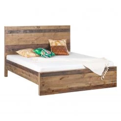 Ars manufacti Lit en bois massif Tamati - 180 x 200cm