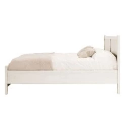 Ridgevalley Lit Nayok - Blanc vieilli -Lits & literie Soldes bettgestell nayok pinie teilmassiv altweiss 3526597