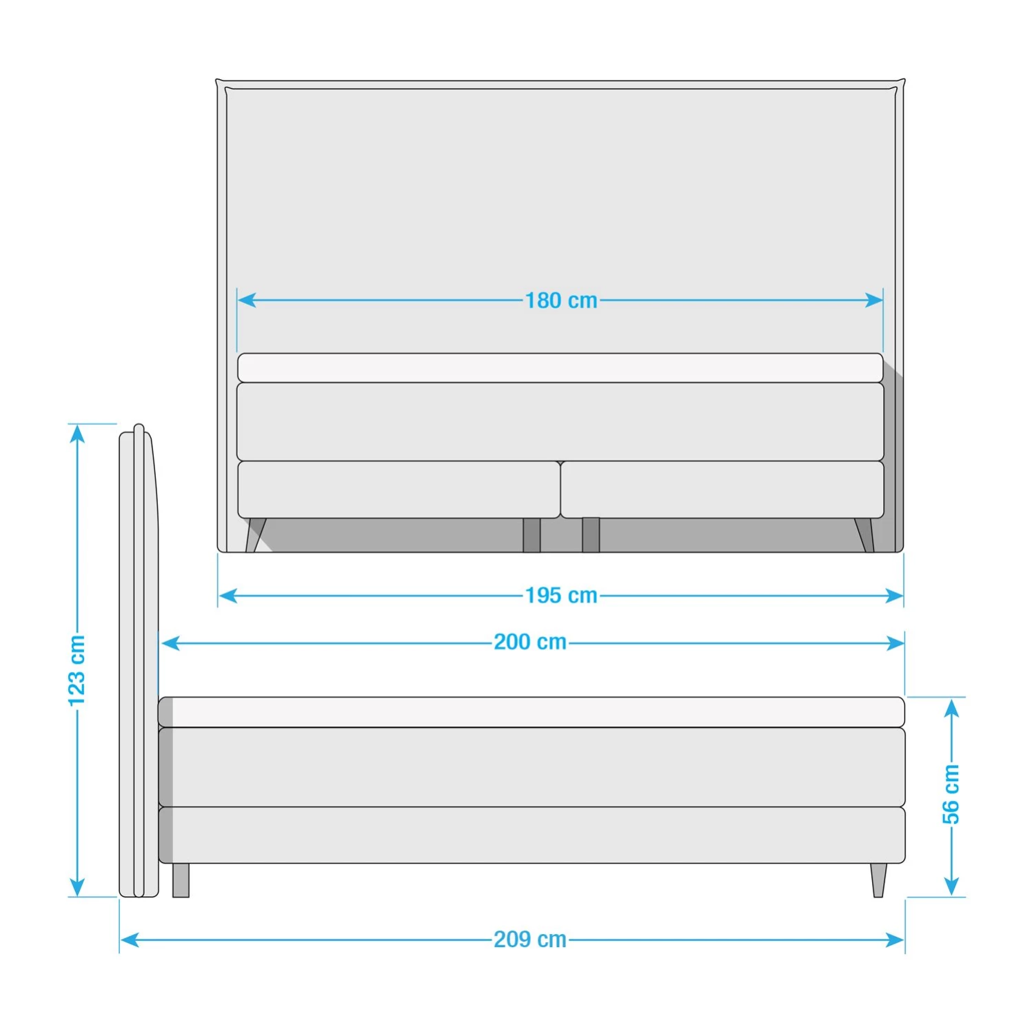 Mørteens Lit boxspring Avellino I - Limon - 180 x 200cm 16 Mørteens Lit boxspring Avellino I - Limon - 180 x 200cm – Image 16