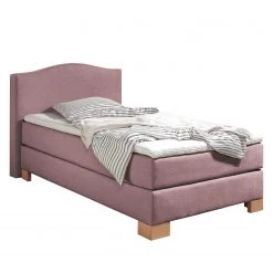 Ridgevalley Lit boxspring Bottna - Rose vieilli - 100 x 200cm - Matelas à ressorts bombés ensachés - D2 souple