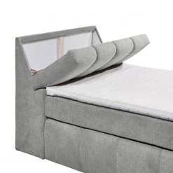 Loftscape Lit boxspring Fenor (avec coffre de lit) - Tissu - Gris lumineux -Lits & literie Soldes boxspringbett fenor webstoff lichtgrau 4402328