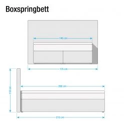 Loftscape Lit boxspring Ingebo - Noir - 140 x 200cm - Matelas de mousse froide - D3 medium 8 Loftscape Lit boxspring Ingebo - Noir - 140 x 200cm - Matelas de mousse froide - D3 medium -Lits & literie Soldes boxspringbett ingebo kunstleder 140 x 200cm h2 bis 80 kg bonellfederkernmatratze schwarz 4302752