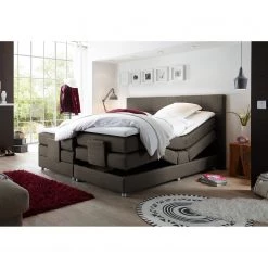 Loftscape Lit boxspring Jamana - Havanne 7 Loftscape Lit boxspring Jamana - Havanne -Lits & literie Soldes boxspringbett jamana motorisch verstellbar inkl topper webstoff grau 4936312