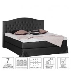 Lits & literie Soldes -Lits & literie Soldes boxspringbett la chatre webstoff 3659881