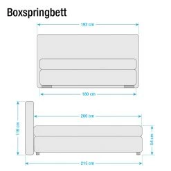 Loftscape Lit capitonné Lifford - Marron - 180 x 200cm - Matelas à ressorts Bonnell - D3 medium 12 Loftscape Lit capitonné Lifford - Marron - 180 x 200cm - Matelas à ressorts Bonnell - D3 medium -Lits & literie Soldes boxspringbett lifford strukturstoff 180 x 200cm h3 ab 80 kg bonellfederkernmatratze braun 1792514