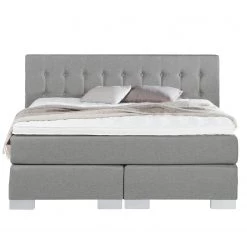 Fredriks Lit boxspring Loimaa - Tissu - Platine - 200 x 200cm 21 Fredriks Lit boxspring Loimaa - Tissu - Platine - 200 x 200cm -Lits & literie Soldes boxspringbett loimaa 140 x 200cm platin 4439116