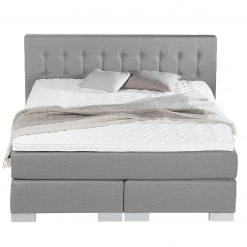 Fredriks Lit boxspring Loimaa - Tissu - Platine - 200 x 200cm 27 Fredriks Lit boxspring Loimaa - Tissu - Platine - 200 x 200cm -Lits & literie Soldes boxspringbett loimaa 140 x 200cm platin 4439140
