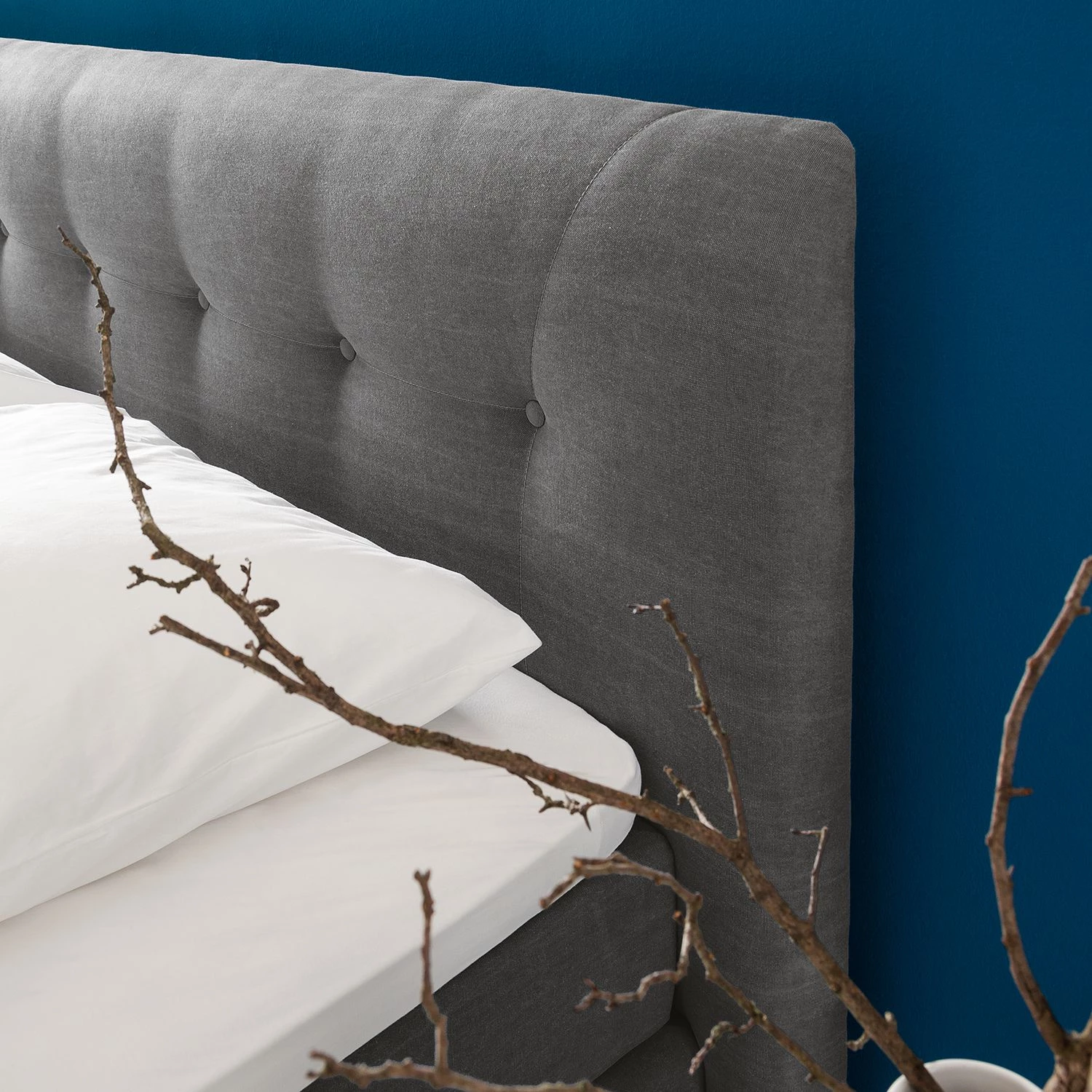 Mørteens Lit boxspring Mälby - Anthracite - 140 x 200cm 8 Mørteens Lit boxspring Mälby - Anthracite - 140 x 200cm – Image 8