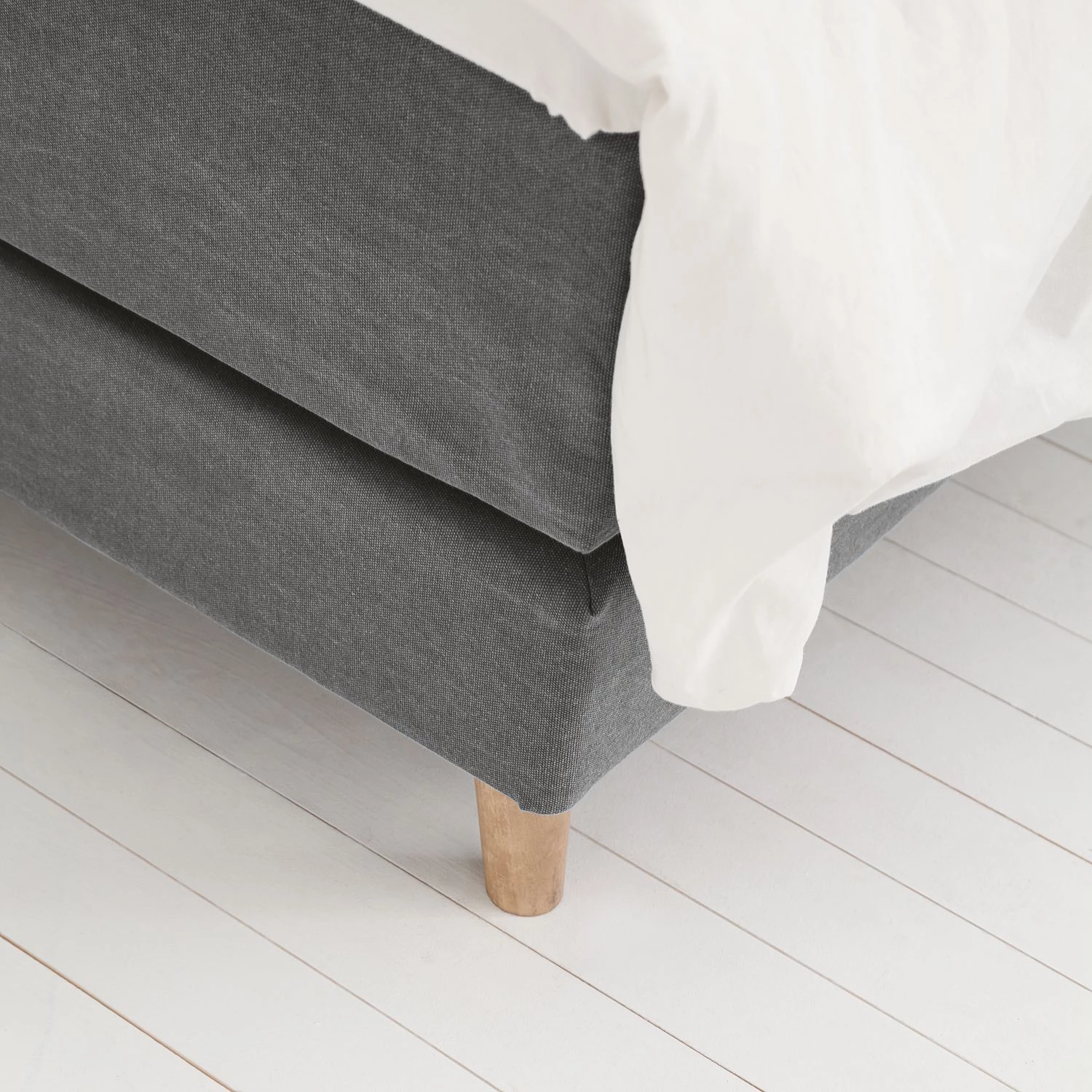 Mørteens Lit boxspring Mälby - Anthracite - 140 x 200cm 10 Mørteens Lit boxspring Mälby - Anthracite - 140 x 200cm – Image 10