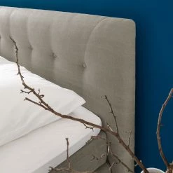 Mørteens Lit boxspring Mälby - Beige - 160 x 200cm -Lits & literie Soldes boxspringbett maelby webstoff 140 x 200cm beige 3784148