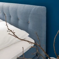 Mørteens Lit boxspring Mälby - Bleu clair mat - 160 x 200cm 26 Mørteens Lit boxspring Mälby - Bleu clair mat - 160 x 200cm -Lits & literie Soldes boxspringbett maelby webstoff 140 x 200cm matt hellblau 3784168