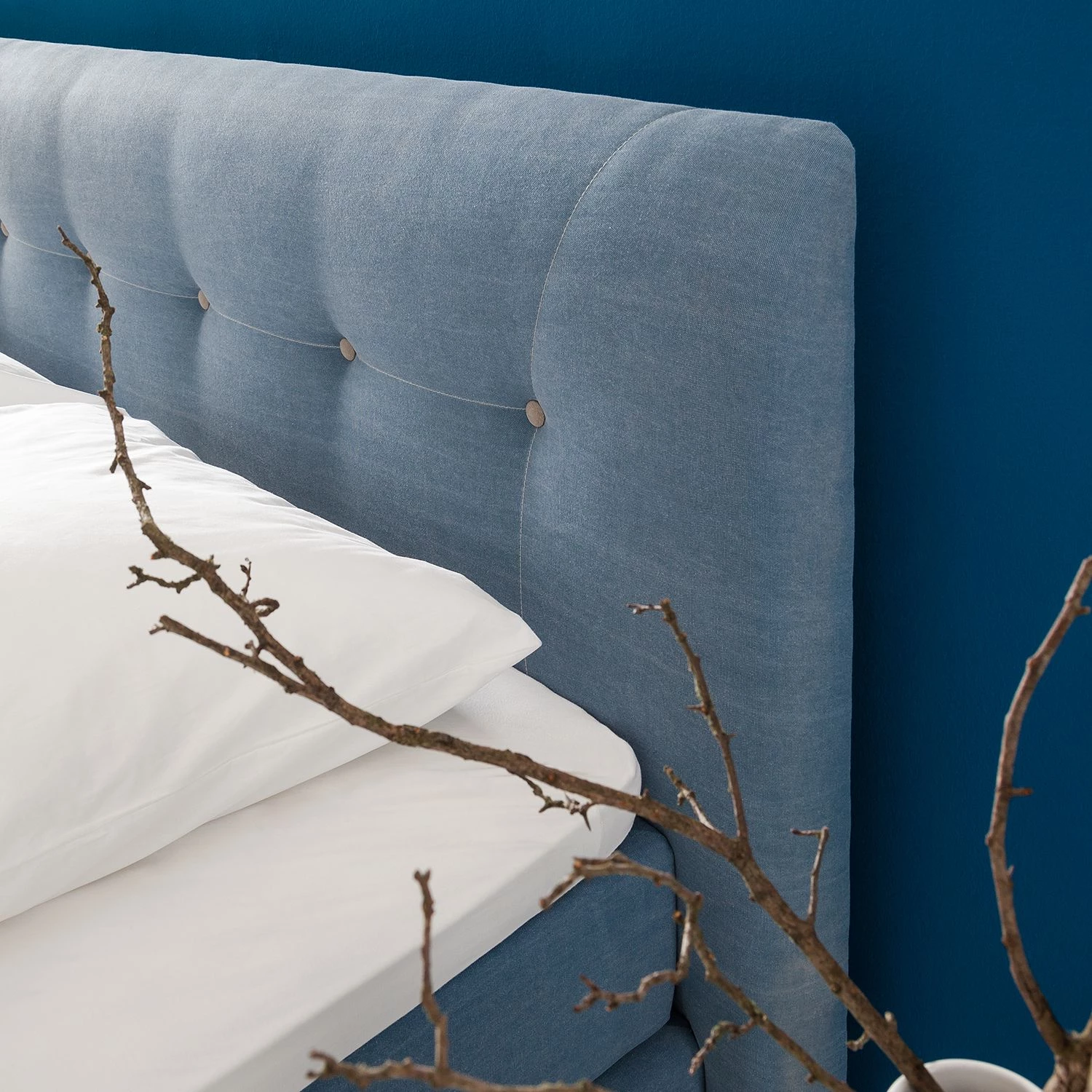 Mørteens Lit boxspring Mälby - Bleu clair mat - 160 x 200cm 9 Mørteens Lit boxspring Mälby - Bleu clair mat - 160 x 200cm – Image 9