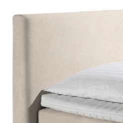 Loftscape Lit boxspring Nilan - Ecru - 180 x 200cm - Matelas à ressorts Bonnell - D2 souple -Lits & literie Soldes boxspringbett nilan webstoff 180 x 200cm h2 bis 80 kg bonellfederkernmatratze ecru 731226