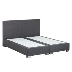 Fredriks Lit boxspring Ramona II - Gris - 180 x 200cm -Lits & literie Soldes boxspringbett ramona ii inklusive topper strukturstoff grau 361607
