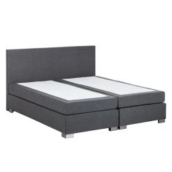 Fredriks Lit boxspring Ramona II - Gris - 180 x 200cm -Lits & literie Soldes boxspringbett ramona ii inklusive topper strukturstoff grau 361609