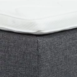 Fredriks Lit boxspring Ramona II - Gris - 180 x 200cm -Lits & literie Soldes boxspringbett ramona ii inklusive topper strukturstoff grau 361612