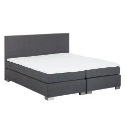 Fredriks Lit boxspring Ramona II - Gris - 180 x 200cm -Lits & literie Soldes boxspringbett ramona ii inklusive topper strukturstoff grau 361618