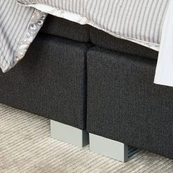 Fredriks Lit boxspring Ramona III - 140 x 200cm -Lits & literie Soldes boxspringbett ramona iii inklusive topper strukturstoff anthrazit 140 x 200cm 534096